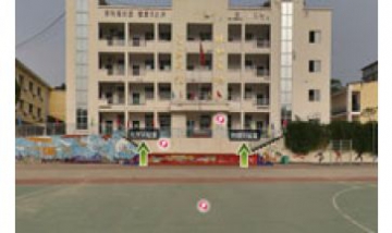 廣元市黃岡學(xué)校全景圖